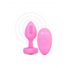 B-Vibe Vibrating Heart Plug S/M - Pink