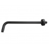 AQUARISTO STYLE Sprchové rameno nástenné ROUND MATT BLACK - dĺžka 400mm