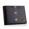 Peňaženka - Produkt Betlewski Wallet Prírodná koža Čierna koža BPM-Kaag-61-Men (Pit Bull Wallet kožená brant čierna + POSI ARI)