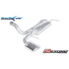 Zadní výfuk z nerezové oceli s koncovkou Oválná 120x80 mm OBLIQUE Inoxcar racing OPAS.37.SB