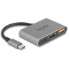 Delock USB Type-C adaptér na HDMI 4K 30 Hz s USB Type-A a USB Type-C PD 2.0 90 W