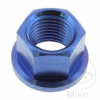 Matka reťazového kolieska M12X1.25 mm Titan modrý pre Honda VF750C Magna RC43 1993-2000