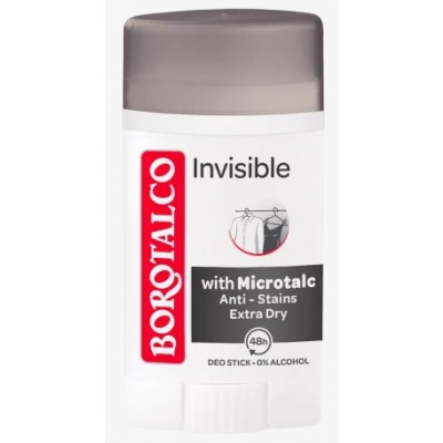 Borotalco Invisible deo stick tuhý deodorant 40 ml