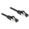 Delock 80576 RJ45 sieťové káble, prepojovacie káble CAT 8.1 S/FTP 15.00 m čierna 1 ks; 80576