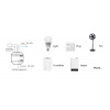 HurtLED TRIAC MiBoxer Bezdrôtové relé Inteligentný spínač 230V 10A WiFi TUYA WL-SW1
