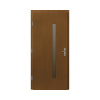 Vchodové dvere Silves drevené 110x210 cm L afromosia