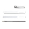 Tweezerman Súprava na manikúru so sklenenými pilníkmi Glass Manicure Set