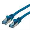 S/FTP (PiMF) Patchkábel LSOH 15m cat.6a, modrý, Cu, Component Level, GHMT
