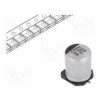 Kondenzátor elektrolytický low ESR SMD 220uF 25VDC Ø8x10,2mm