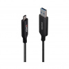Lindy 43396 USB kábel USB 3.2 Gen 1 (3.1 Gen 1) 25 m USB A USB C Čierna (43396)