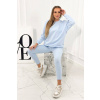 Fashionweek Dámska tepláková súprava K9454 Farba: Blankyt, Veľkosť: Universal