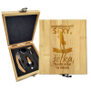 Sablio Darčeková sada na víno Neznášam byť sexy, ale som Šéfka: 147×168×49 mm