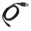 Kábel Partner Tele USB - microUSB typ B 1 m čierny