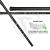 SALMING Q-Series Carbon Pro 2.0 RD F27 Black-Silver 96cm (=107cm)