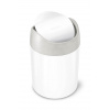 Odpadkový kôš Simplehuman Mini Bin 1,5 L CW2079 biela ONE SIZE