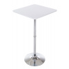 Design-Shop Barový stôl štvorcový 1025202, biely - v108 x 60 x 60 cm