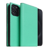 SLG Design D8 Neon Full Grain Leather Diary iPhone 15 Pro Max - Teal