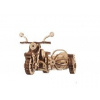 Ugears 3D drevené mechanické puzzle Harry Potter Hagridova lietajúca motorka