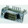 Konektor PCB D-Sub, řada: TMC, číslo řady: 023, počet kontaktů: 9, orientace těla: Pravý úhel, Průchozí otvor, rozteč: