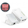 Tp-link Powerline ethernet TL-WPA4220 KIT AV2 600Mbps, WiFi, set TL-WPA4220 a TL-PA4010, OneMesh