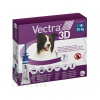 VECTRA 3D spot-on psy M 10–25 kg modrý 3 x 3,6 ml