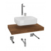 Hansgrohe Koupelnová sestava Siko s deskou pod umyvadlo Dolce 80x8x50 cm dub charleston KSETDO8