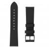 Fixed Leather Strap s šířkou 22mm pro smartwatch, černý FIXLST-22MM-BK