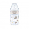 NUK 0032 FĽAŠA 150ML SILIKÓNOVÝ CUMLÍK S INDIKÁTOROM TEPLOTY 0-6