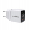 Nabíjačka GaN Choetech PD6051 2x USB-C PD 35W s displejom - bi