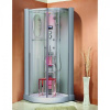 Parný sprchový box + infračervená kabína D27, 90x90x215cm