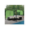 Pergola so sťahovacou strechou 4x4 m Dekorhome