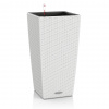 Kvetináč Lechuza Cubico Cottage 30 (56cm) Barva: Bílá kompletný set