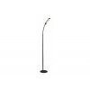 GTV Stojací lampa YORK, 10W, 900lm, AC220–240V, 3 stmívatelná, 3-CCT, dálkové ovládání, PF>0,5, Ra>80, černá