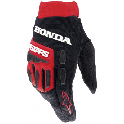 rukavice FULL BORE HONDA kolekcia, ALPINESTARS (červená/čierna, vel. 3XL)