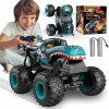 DIAĽKOVO OVLÁDANÝ AUTO MONSTERTRUCK DINOSAURUS ZÍVAJÚCI PAROU USB
