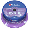 DVD+R VERBATIM 4,7GB 16X 25ks/cake (43500)