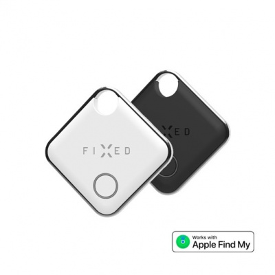 Lokátor FIXED Smart tracker Tag s podporou Find My, 2 ks, černý + bílý