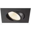 SLV 1007430 NEW TRIA 68 LED vstavané svetlo LED 11 W čierna; 1007430