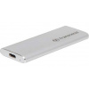 Transcend ESD260C 1TB USB 3.1 Gen2 (USB-C) Externí SSD disk (3D TLC), 520MB/R, 460MB/W, kompaktní rozměry, stříbrný TS1TESD260C