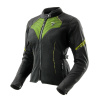 Textilná bunda Rebelhorn JAX LADY Čierna/Fluo žltá D3XL