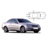 Slnečné clony na okná - MERCEDES-BENZ Serie CLK coupé (2002-2009) - Komplet sada