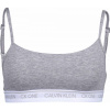Calvin Klein UNLINED BRALETTE sivá,biela Dámska podprsenka S