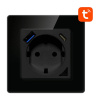 Inteligentná zásuvka WiFi Avatto N-WOT10-USB-B TUYA USB USB-C (čierna) 30824