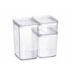 Modulárne priehľadné nádoby na potraviny 3 ks