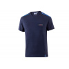 Sparco triko TOP s proužky Martini Racing, barva: modrá, velikost: XL