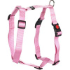 Postroj nylon Ziggy ružový L 2,5x60-85cm Flamingo