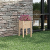 Kvetináč plast béžový VidaXL 40 cm x 40 x 1 cm