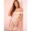 Dámske kvetinové šaty 123061, ZVOĽTE VEĽKOSŤ OBLEČENIA UNI vhodné pre ( XS, S, M )