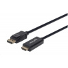 MANHATTAN Kábel DisplayPort na HDMI 1080p, 1.8 m, čierna 152679