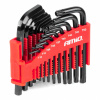 Kľúče IMBUS HEX TORX CRV imbusy sada čierna 22 ks AMIO-04297